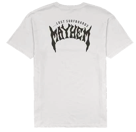 LOST / MAYHEM T SHIRT WHITE