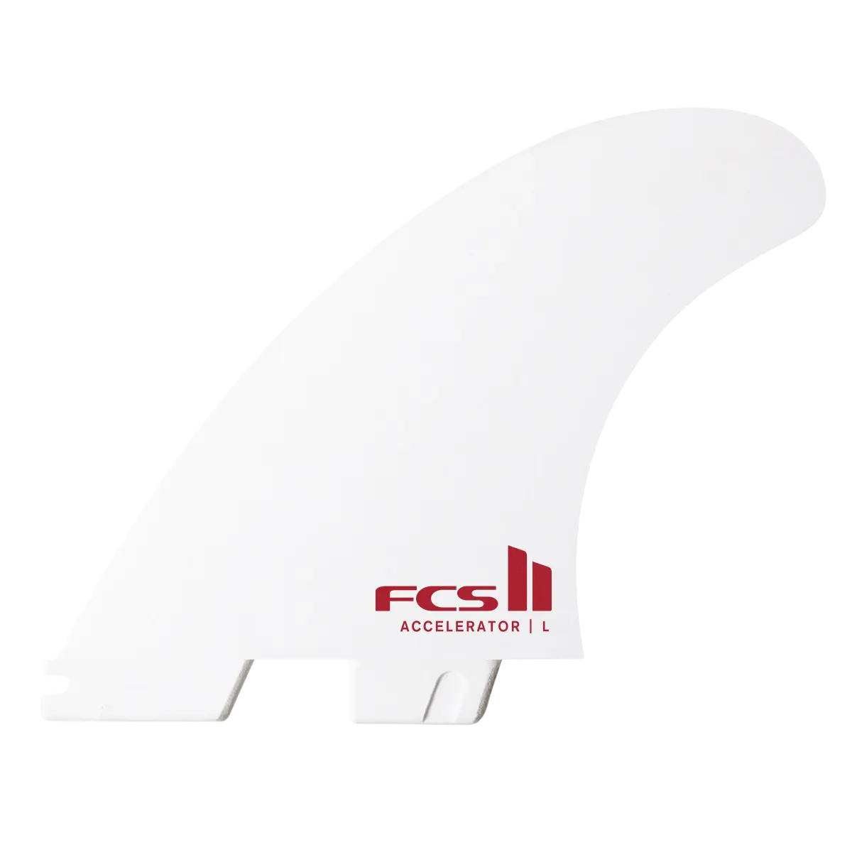 FCS2 ACCELERATOR PC WHITE TRI FIN