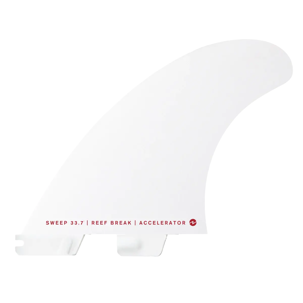 FCS2 ACCELERATOR PC WHITE TRI FIN