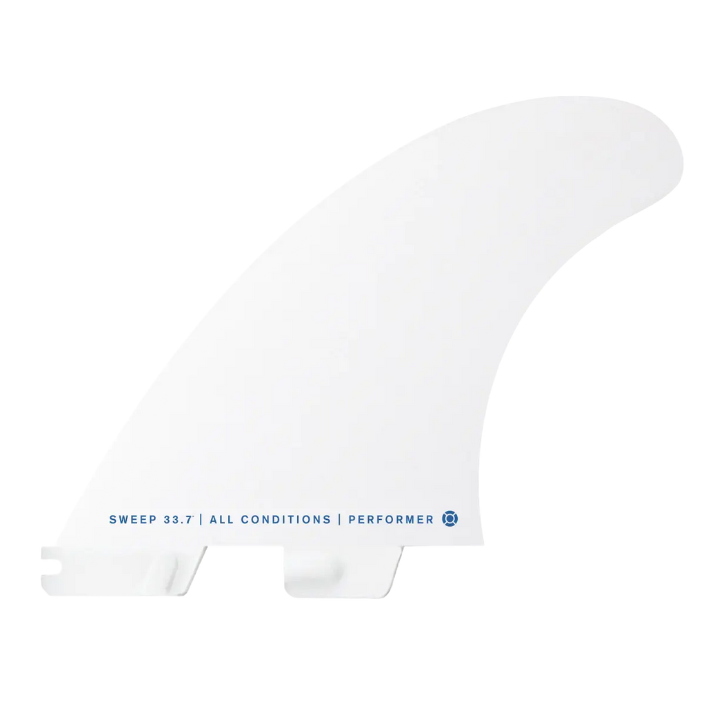 FCS2 PERFORMER PC WHITE TRI FIN